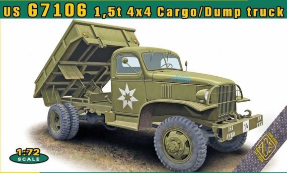 1/72 US G7106 1,5t 4x4 Cargo / Dump truck