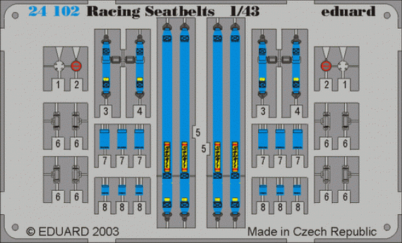 Eduard Sabelt 4 points Blue 1/43