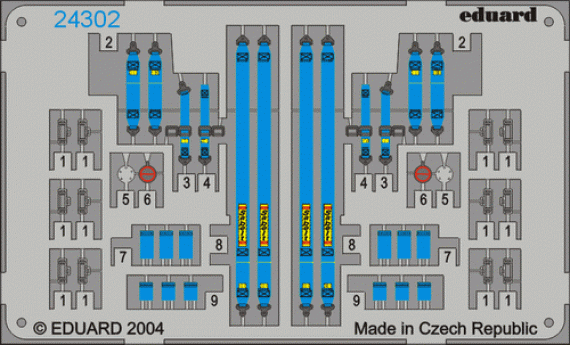 Eduard Sabelt 6 points Blue 1/43