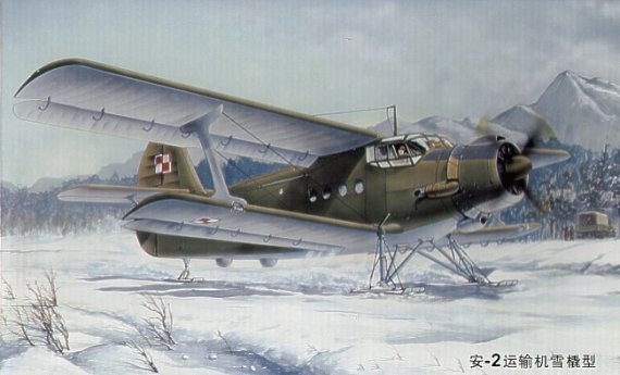 Trumpeter Antonov An-2 Colt su sci 1/72