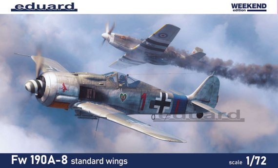 1/72 Fw 190A-8 standard wings