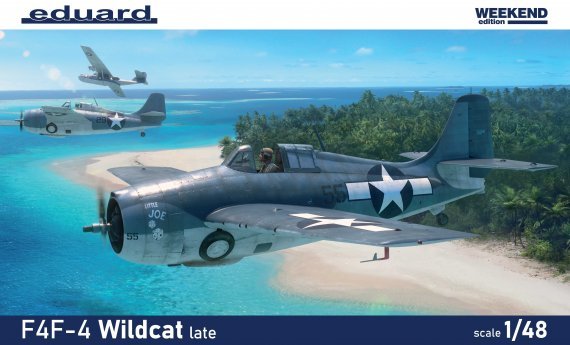 1/48 F4F-4 Wildcat late Weekend Edition
