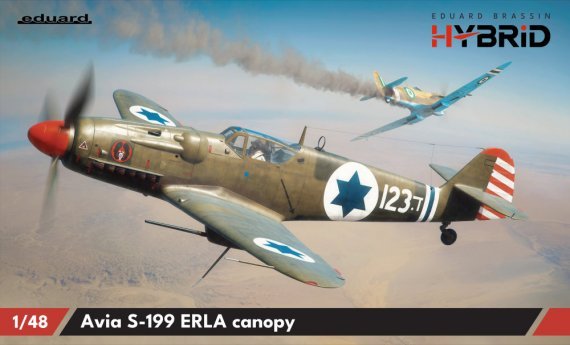 1/48 Avia S-199 ERLA canopy HYBRID