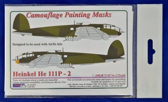 1/72 Camouflage masks Heinkel He 111P-2