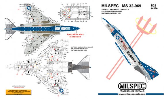 1/48 VMFA-321 Hells Angels McDonnell F-4S Phantom