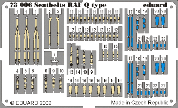 Seatbelts RAF Q type