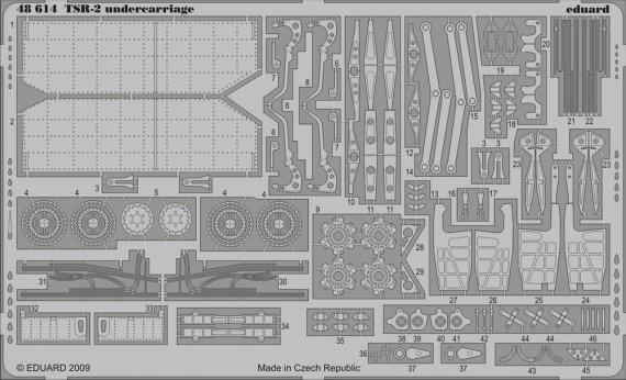 1/48 TSR-2 undercarriage (AIR)
