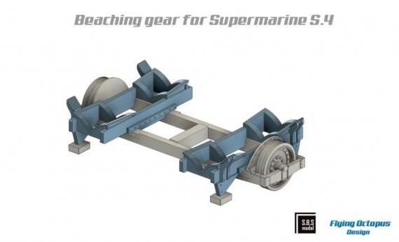 1/72 Supermarine S.4 Beaching Gear for SBS