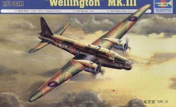 Trumpeter Vickers Wellington Mk.III 1/72