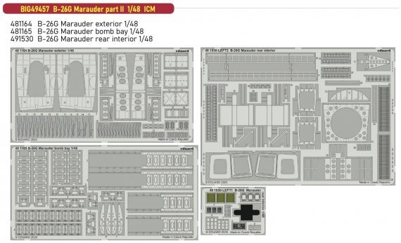 1/48 B-26G Marauder part II for ICM BigEd Set