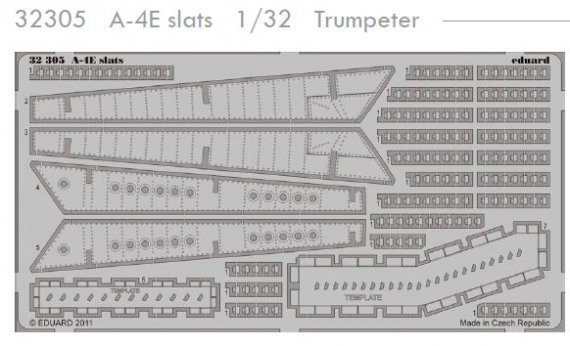 1/32 A-4E slats (Trumpeter)