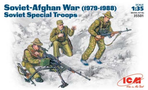 ICM 1/35 Forces Sp�ciales Sovi�tiques Guerre Afghanistan