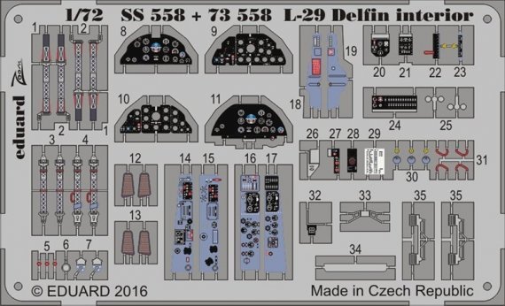 1/72 L-29 Delfin interior