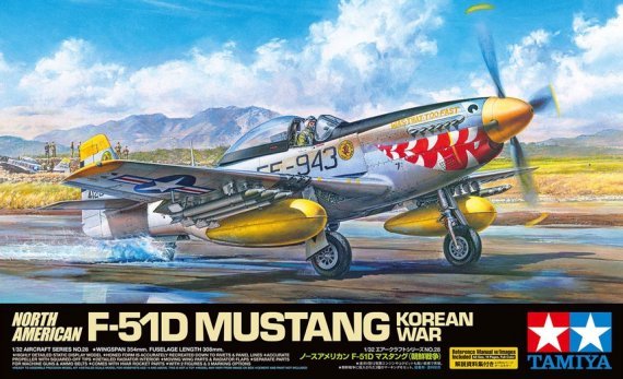 1/32 North-American F-51D Mustang Korean War