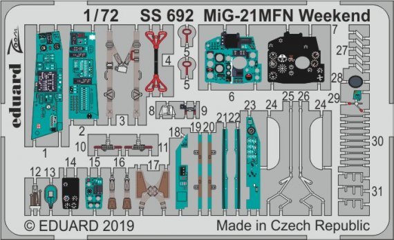 1/72 MiG-21MFN Weekend