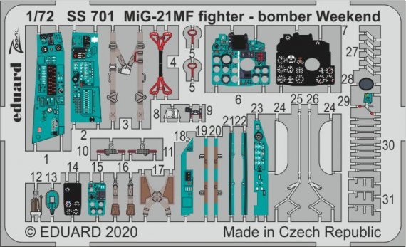 1/72 MiG-21MF fighter-bomber Weekend