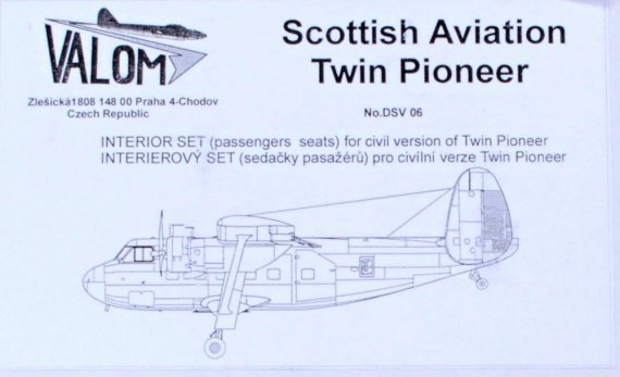 1/72 Twin Pioneer Seats