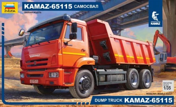 1/35 Kamaz 65115 Dump Truck