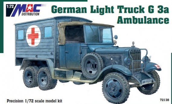 1/72 Mercedes-Benz G3a German Light Truck Ambulance