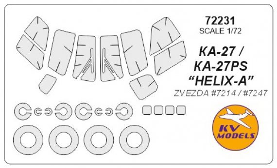 1/72 Kamov Ka-27 HELIX-A paint masks