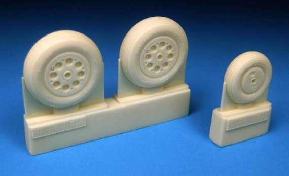 Barracuda 1/48 Gloster Meteor F.8 Set Roues R�sine