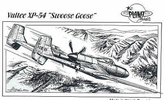 Planet 1/72 Vultee XP-54 Swoose Goose