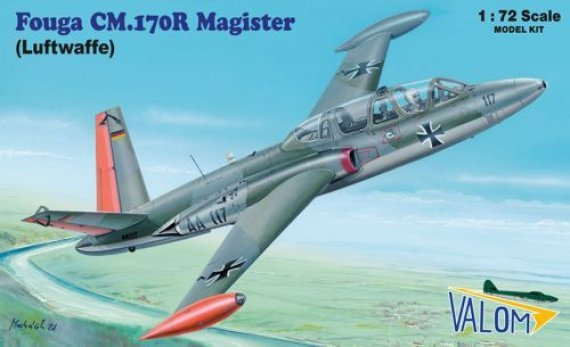 1/72 Fouga Magister CM.170R. Decals Luftwaffe