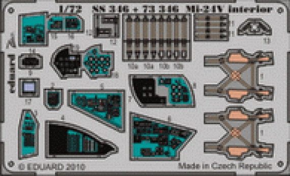 1/72 Mi-24V interior S.A. (HOBBYB)