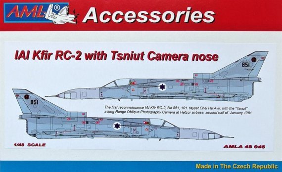 1/48 IAI Kfir RC-2 with Tsniut Camera nose