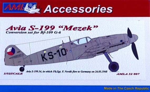 1/32 Avia S-199 Mezek Conversion set  2x camo