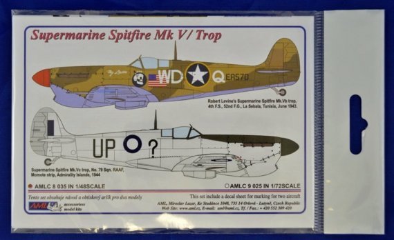 1/48 Decals Spitfire Mk.V/Trop