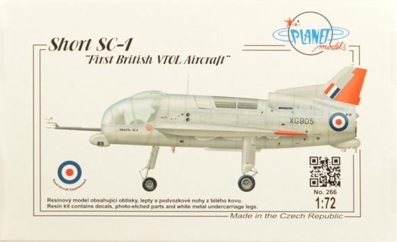 1/72 Short SC-1 First British VTOL Aircraft