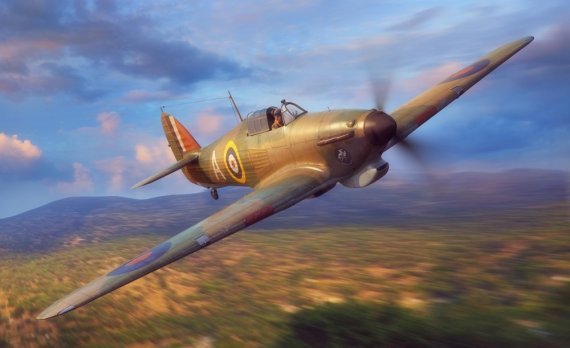 1/32 Hawker Hurricane Mk.I Tropical version RAF