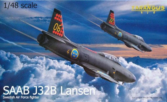 1/48 Saab J32B Lansen Swedish Air Force Fighter