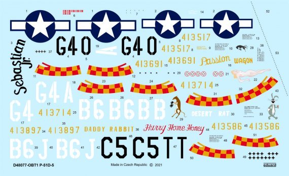 1/48 Decals P-51D-5 357th FG
