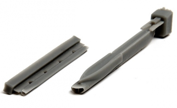 1/48 SAAB AJ-37 Viggen corrected air intake & pylon + the strake