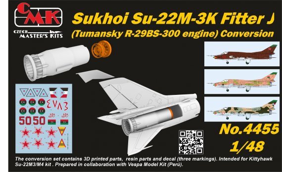 1/48 Su-22M-3K Fitter J Conversion set