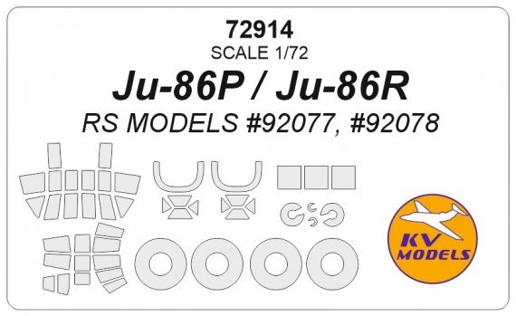1/72 Junkers Ju-86P/R kits paint masks