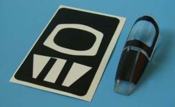 1/72 Dassault-Mirage Iiic canopy and paint mask for Aml