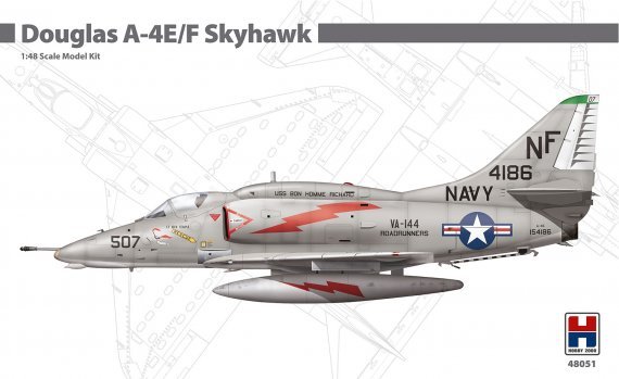 Hobby 2000 Douglas A-4E/F Skyhawk 1/48 Modellbausatz