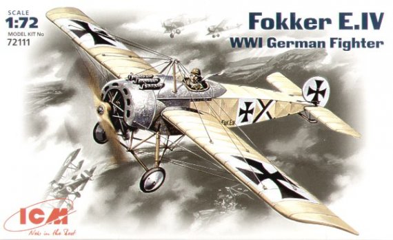 ICM Fokker E.IV Monoplane 1/72 Model Kit