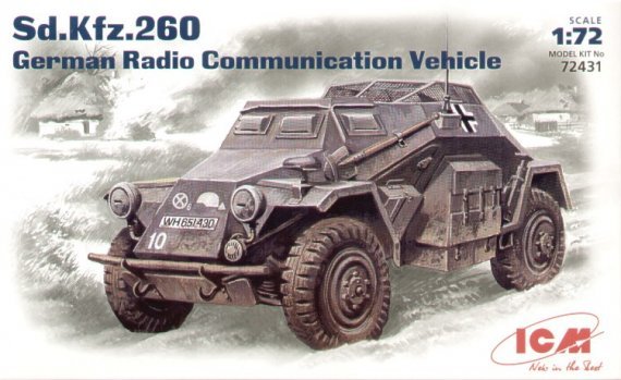 ICM 1/72 German Sd.Kfz.260 Radio Communication Vehicle