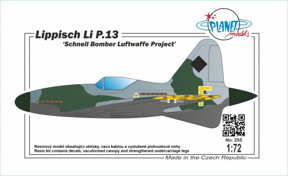 1/72 Lippisch P.13 Schnell Bomber Luftwaffe Project