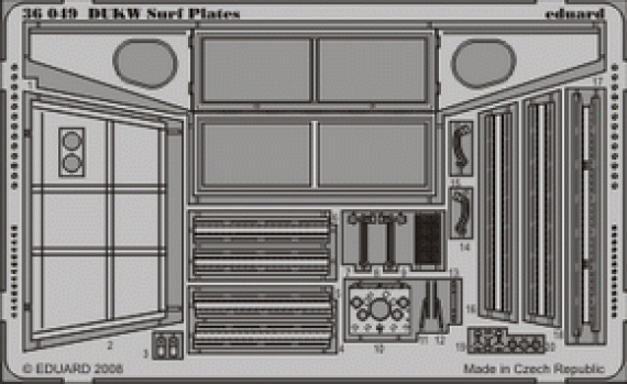 Eduard DUKW Surf Plates