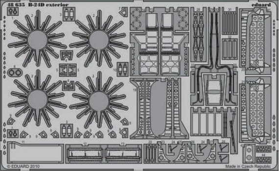 1/48 B-24D exterior (REV/MONO)