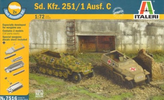 1/72 German Sd.Kfz.251/1 Ausf.D