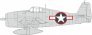 Mask 1/48 F6F-3 US nation. insignia with red outline