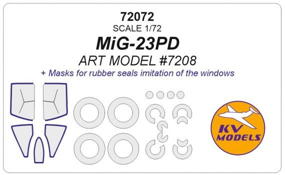 1/72 Mikoyan MiG-23PD + wheels masks