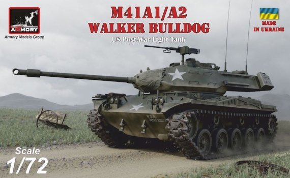 1/72 M41A1/A2 Walker Bulldog U.S. post-war Light tank