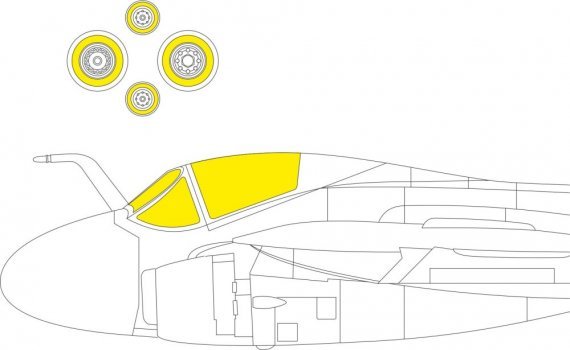 Mask 1/72 A-6E for Trumpeter